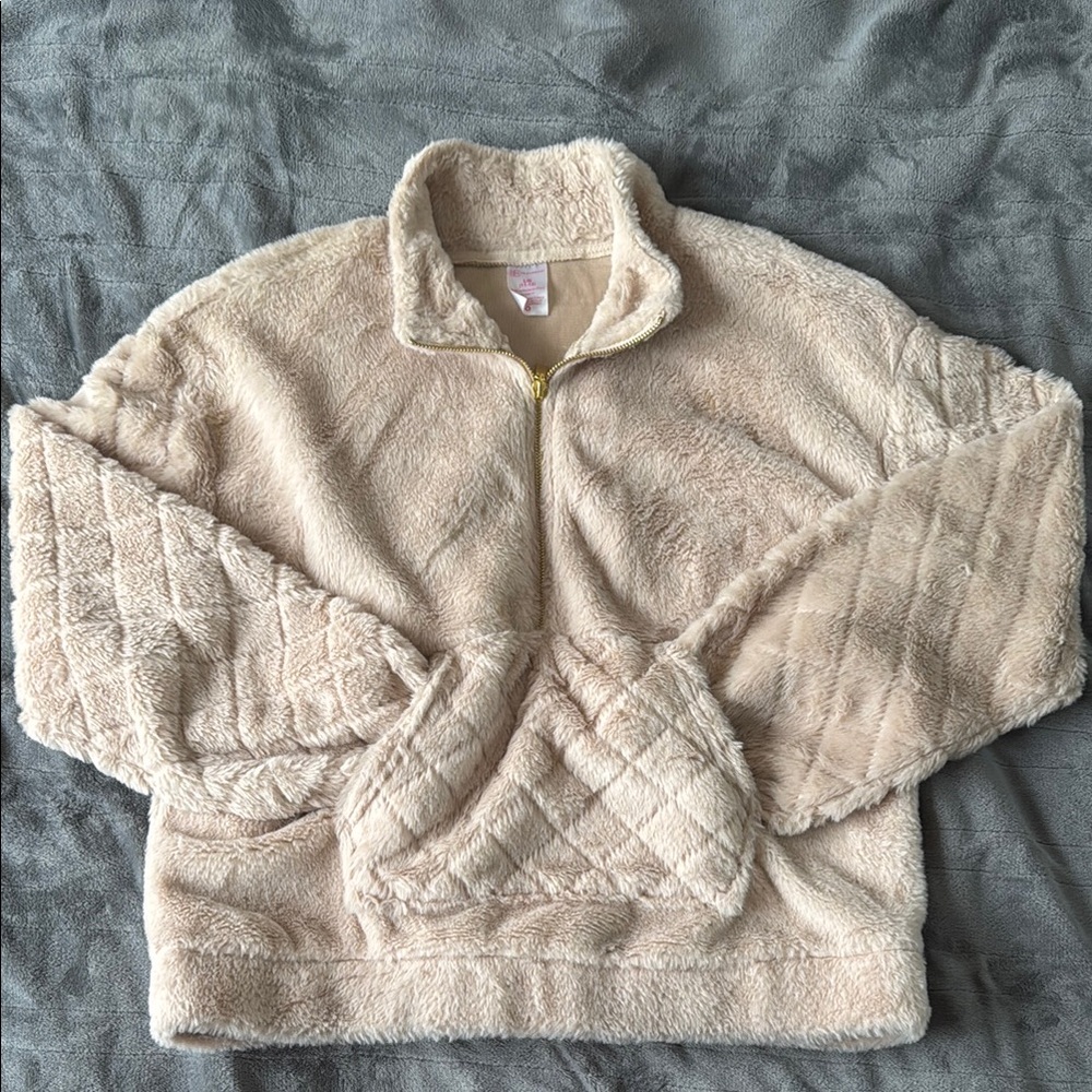 No Boundaries Cream Fleece Pullover